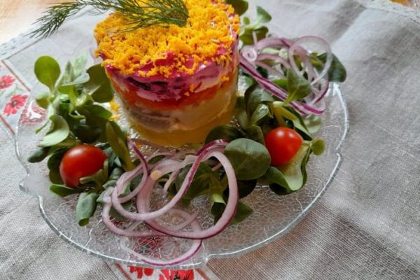 Russische Hering Salat